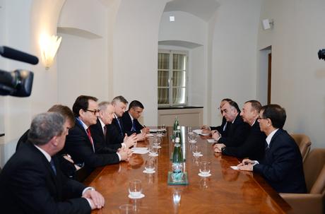 Azərbaycan prezidenti Moldova, Polşa və Gürcüstan prezidentləri ilə görüşüb<b style="color:red"></b>